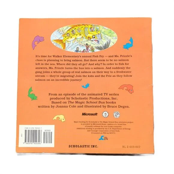 The Magic School Bus Goes Upstream- A Book About Salmon Migration - Picture 2 of 2